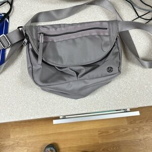lululemon athletica Gray Sling Belt Bag